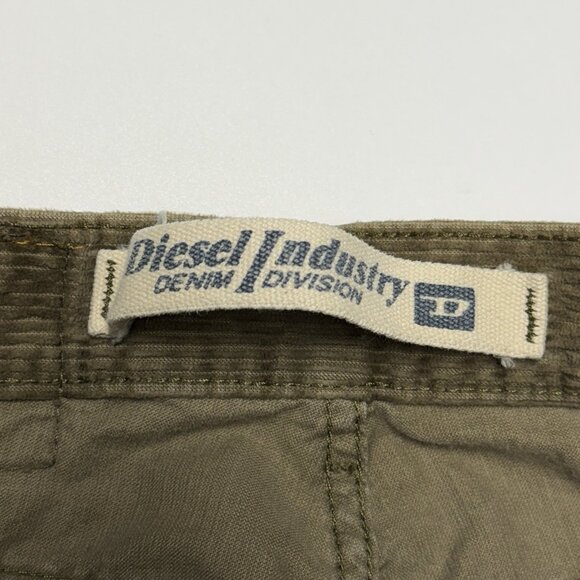 Diesel Industry Corduroy Pants Mens 29 (28x30) Brown Button Fly - Picture 16 of 16